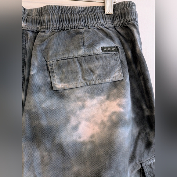 Anthropologie x Sanctuary Tie Dye Cargo Jogger Pants Size L Bohemian Casual - Picture 11 of 15